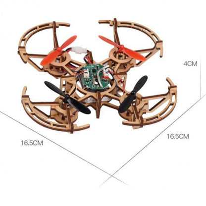 ✈️ 50% OFF! DIY Wooden Drone Construction Kit for Children – Altitude Hold, Stable Remote Control & Enhanced Safety! 🎁🚁