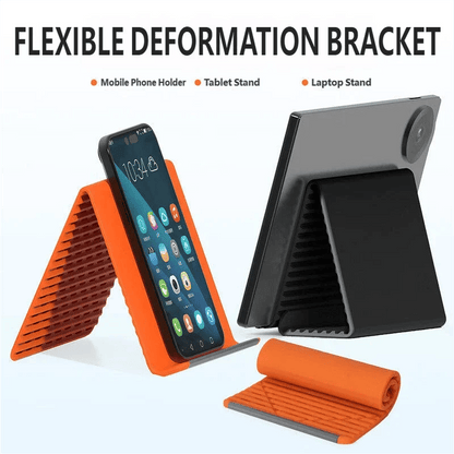 Flexible Silicone Aluminum Phone holder stand