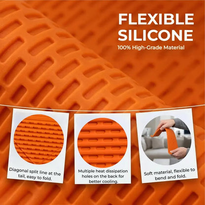 Flexible Silicone Aluminum Phone holder stand