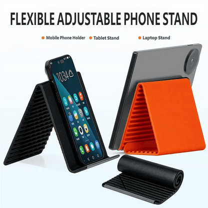Flexible Silicone Aluminum Phone holder stand